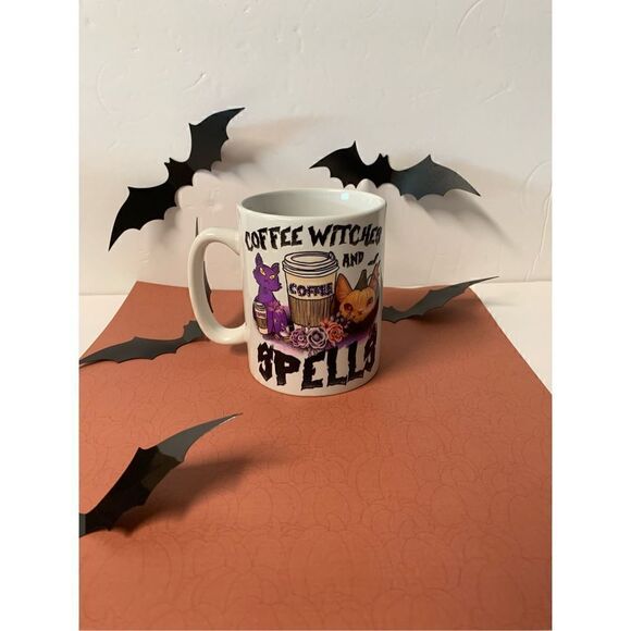 Handmade Halloween Coffee Mug - Picture 1 of 3